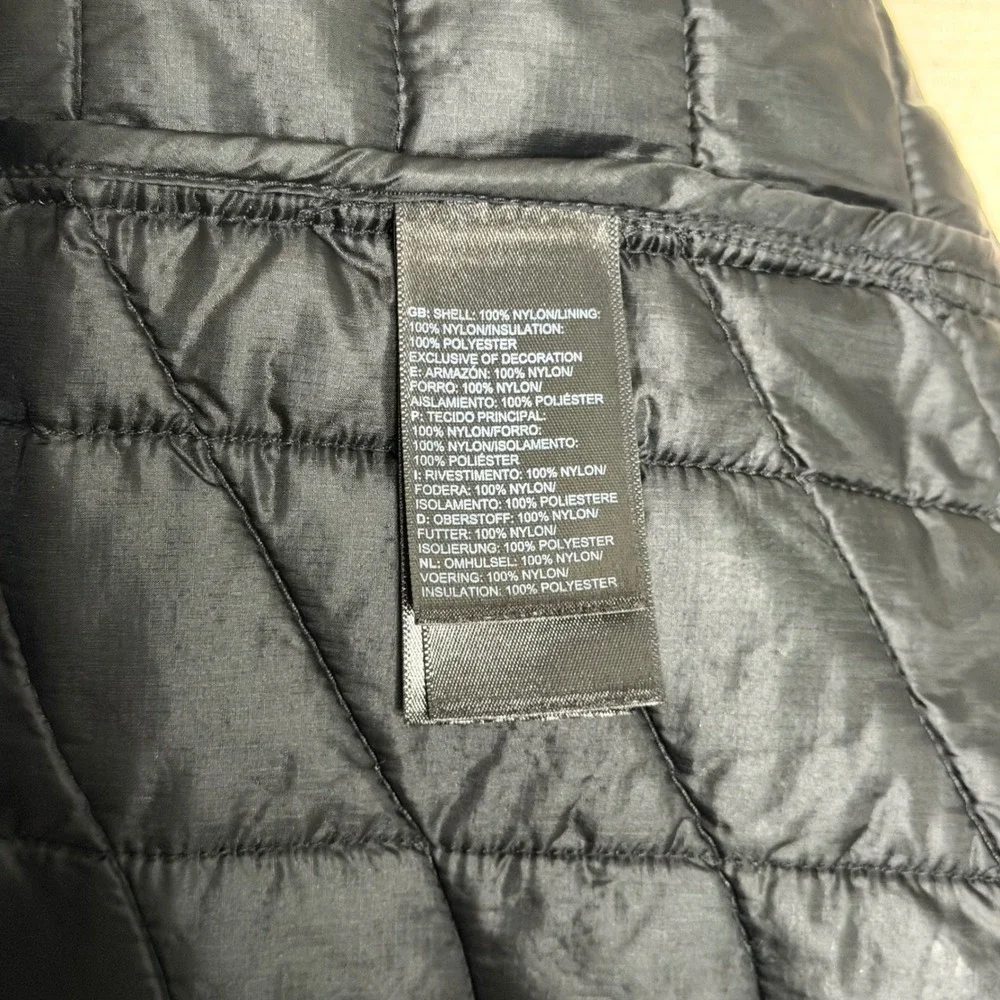 The North Face Thermoball Quilted Puffer Jacket Men's Size Medium M Black